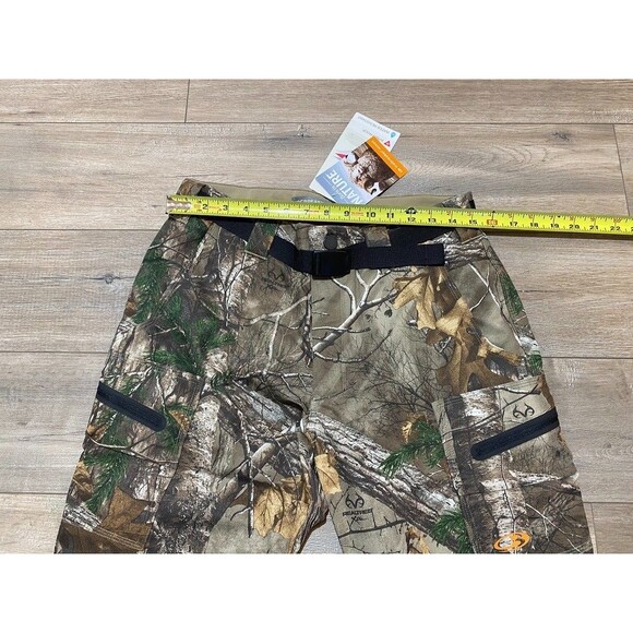 Icebreaker IKA Real Tree XTRA Mens 30X32 BELTED Wool Camo Cargo Hunting Pants - Picture 5 of 13